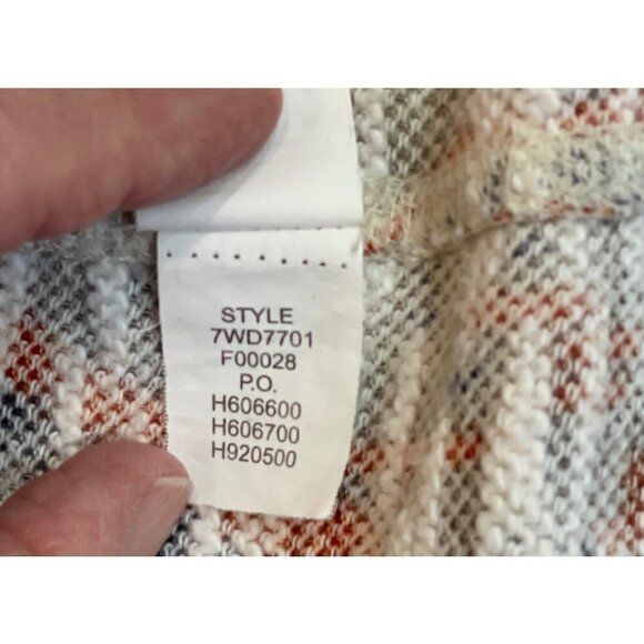 LUCKY BRAND Open Jacket Sweater Cardigan Medium Multicolor Southwestern Boho EUC - Picture 8 of 15
